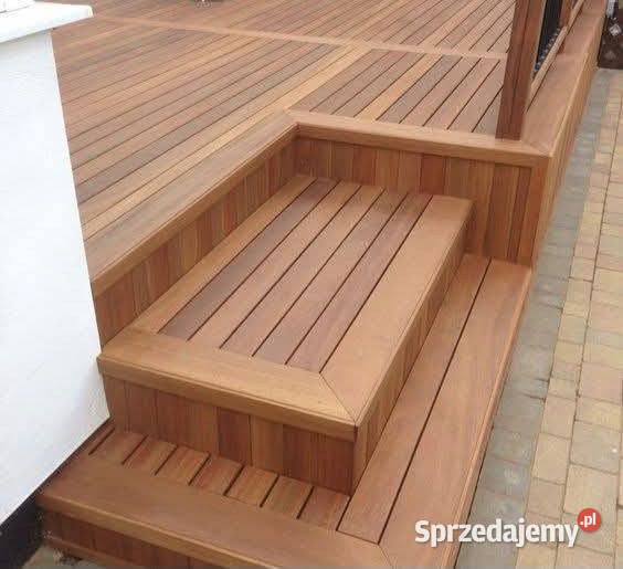 Deska tarasowa mahoń Deski tarasowe wielkopolskie