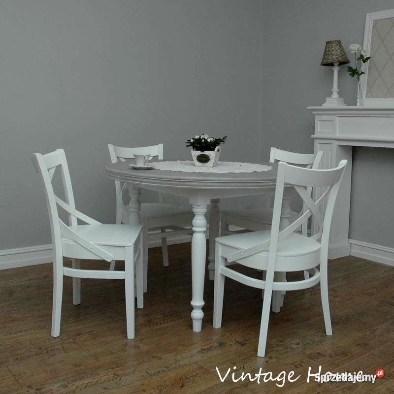 Prowansalski stół okrągły rozkładany ręki mazowieckie Warszawa