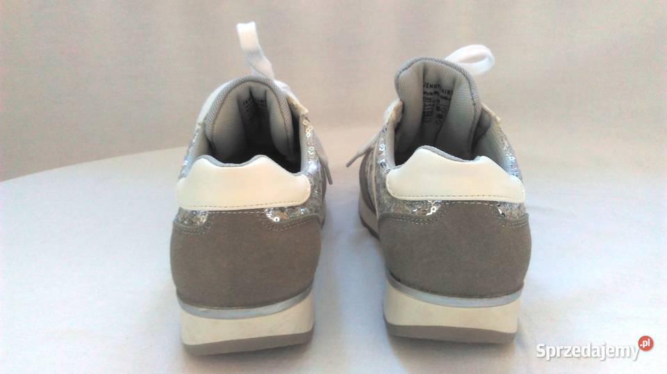 Buty damskie Sportowe srebrne Eleganckie r 37538 inna podlaskie sprzedam