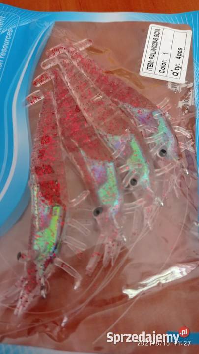 Przynęta krewetka 4 sztuki Nowe Rybnik