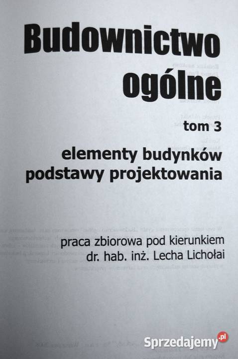 Budownictwo ogólne Elementy budynków Podstawy Lublin
