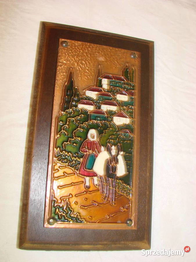 grecki obrazek w miedzi sprzedam