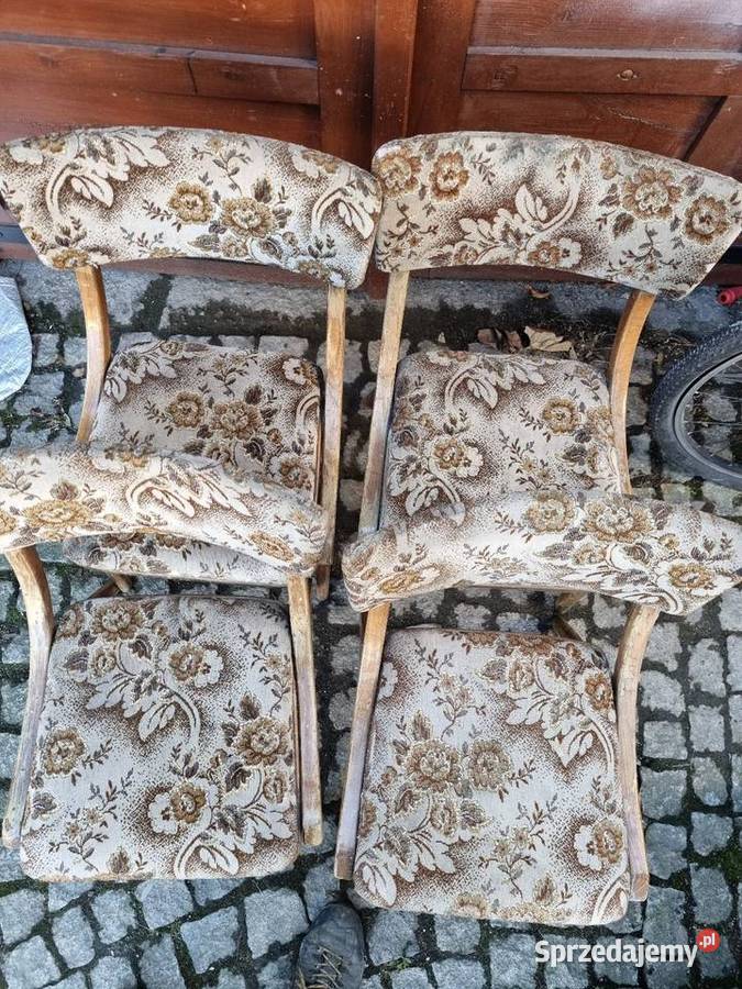 4 sztuki krzesła SKOCZEK GFM57 Wałbrzych sprzedam