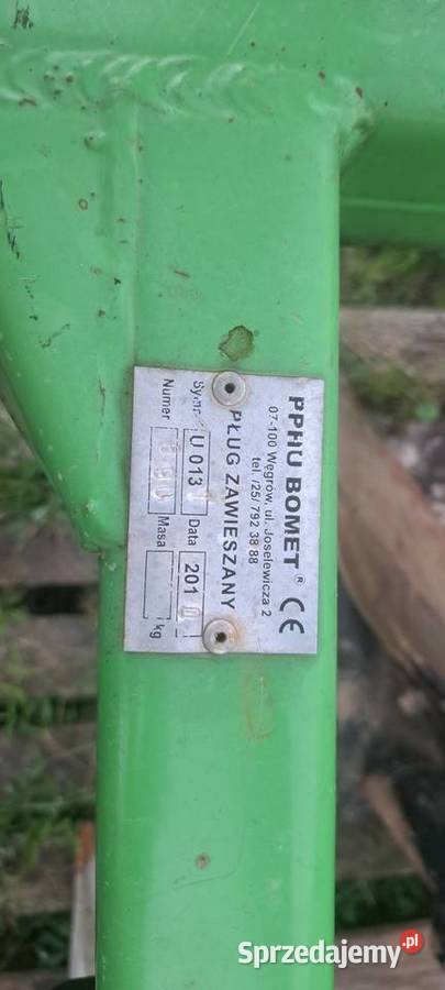 Pług 3 skibowy Bomet Pługi lubelskie Sitno sprzedam