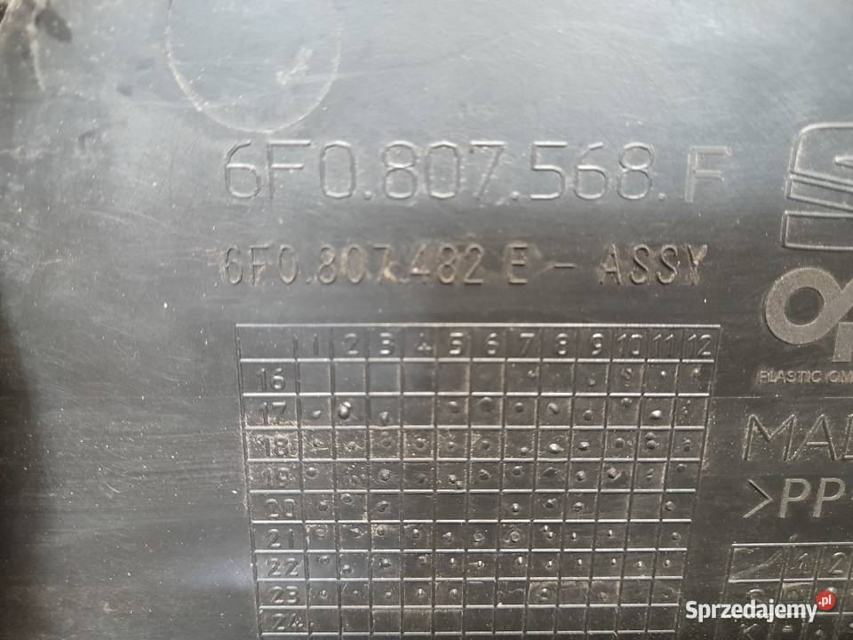DOKŁADKA ZDERZAKA SPOILER TYŁ TYLNY SEAT IBIZA V