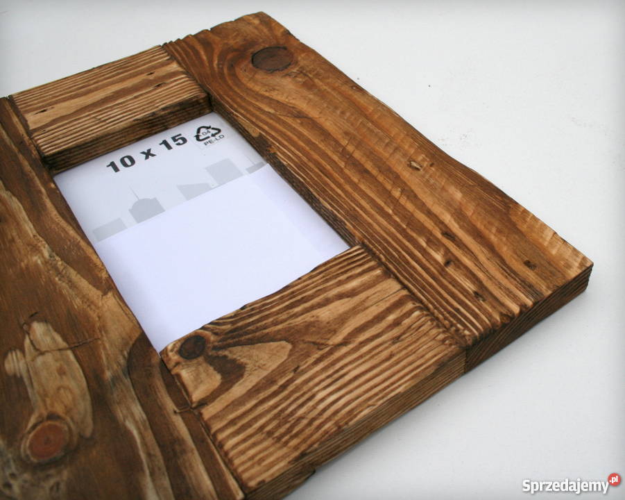 ramka Tablica na zdjęcia drewniana opalana Mielec sprzedam