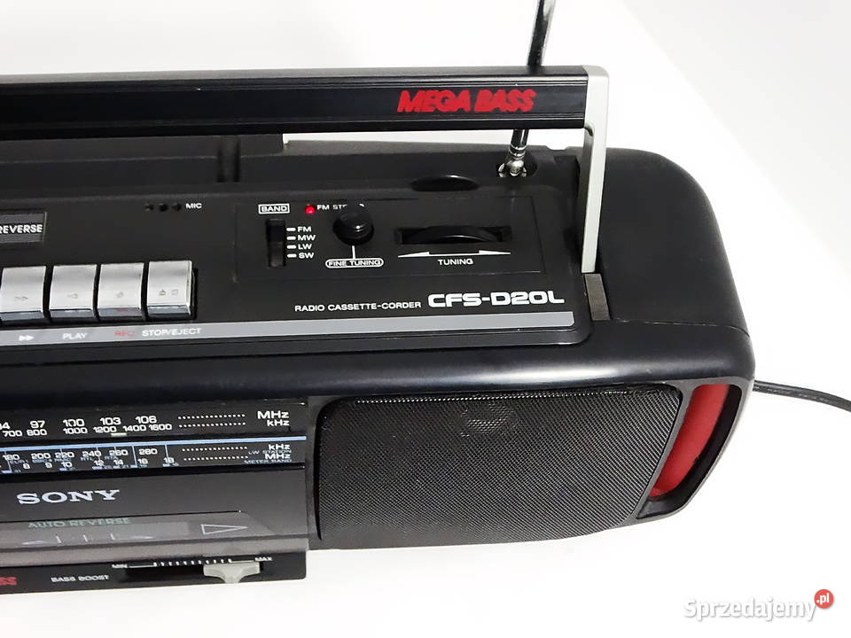 Sony CFSD20L klasyczny radiomagnetofon z lat 90 Biłgoraj sprzedam