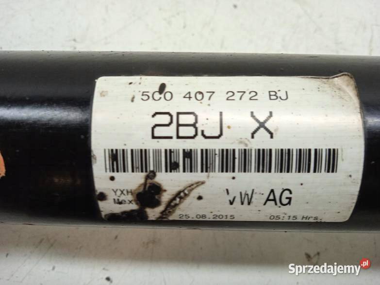 PÓŁOŚ PRAWY PRZÓD PRAWA 5C A5 14 TSI 5C0407272BJ Rok produkcji 2015