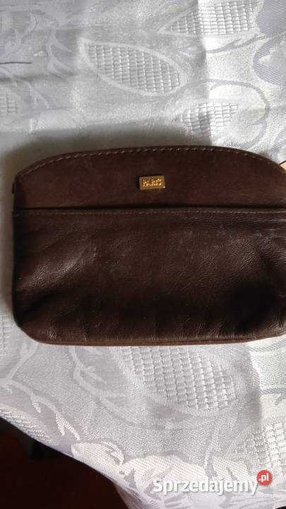 FRANCUSKI PORTFELIK SKÓRA NATURALNA CZEKOLADOWY Galanteria i dodatki Piła