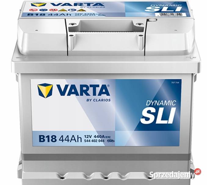 Akumulator Varta B18 12V 44Ah 440A P dolnośląskie Jelcz-Laskowice