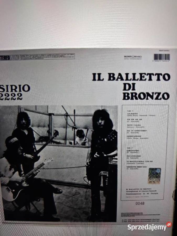 Perełka włoskiego Prog Rocka BALLOTTO Di BRONZO Rzeszów
