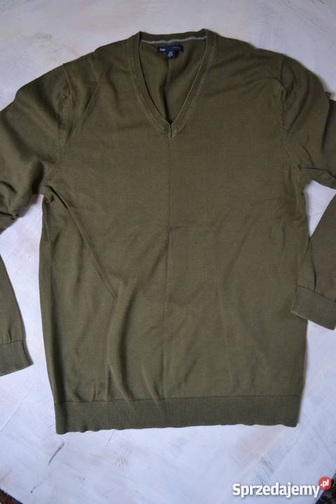 bluzka GAP sweter M męski jesień zima khaki długi Odzież i bielizna męska mazowieckie Warszawa
