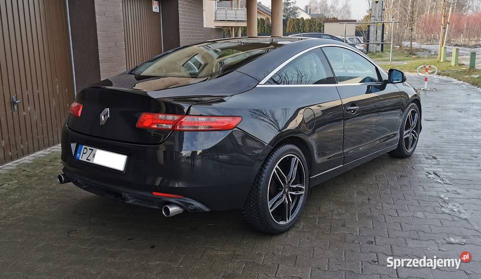 Renault Laguna III COUPE 30DCI V6 225 czarny wielkopolskie Poznań