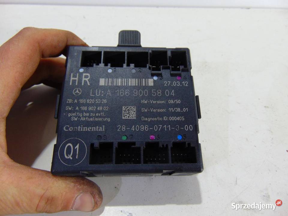 MODUŁ STEROWNIK DRZWI PRAWY TYŁ W166 A1669005804