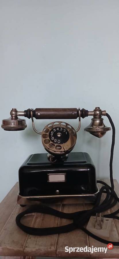 Zabytkowy telefon na tarcze z lat 30 tych Antykwariat Kraków sprzedam