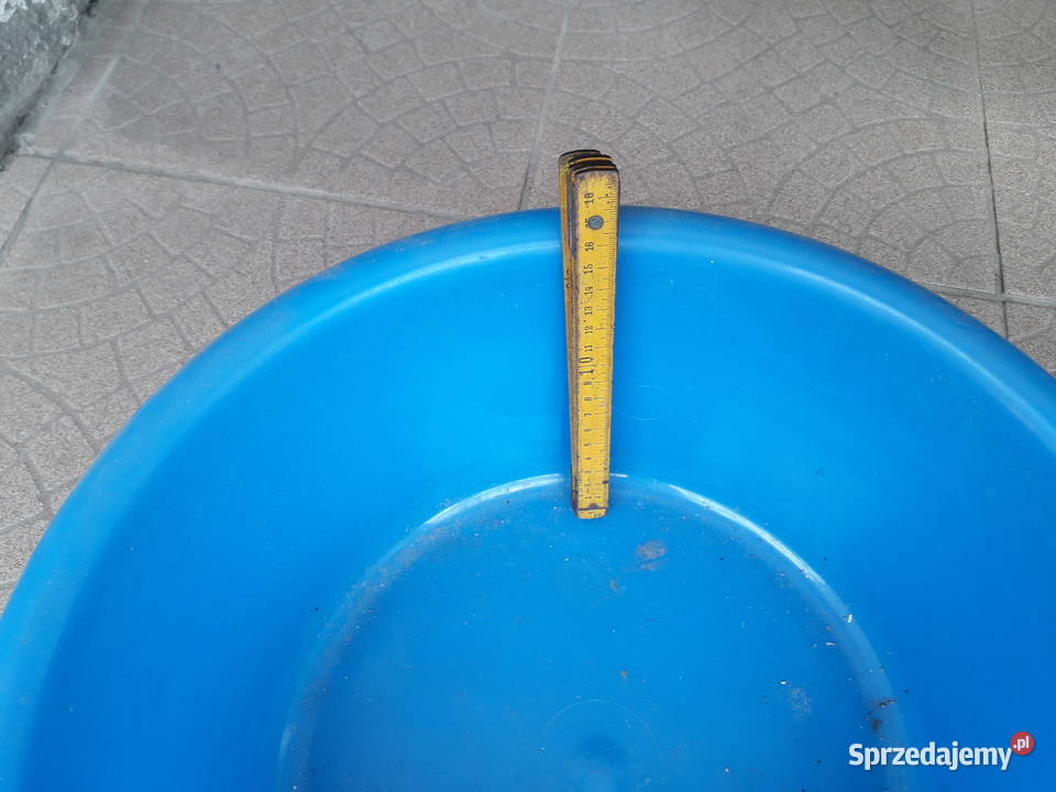 Miednica plastikowa niebieska średnica ok 40 ok Kraków