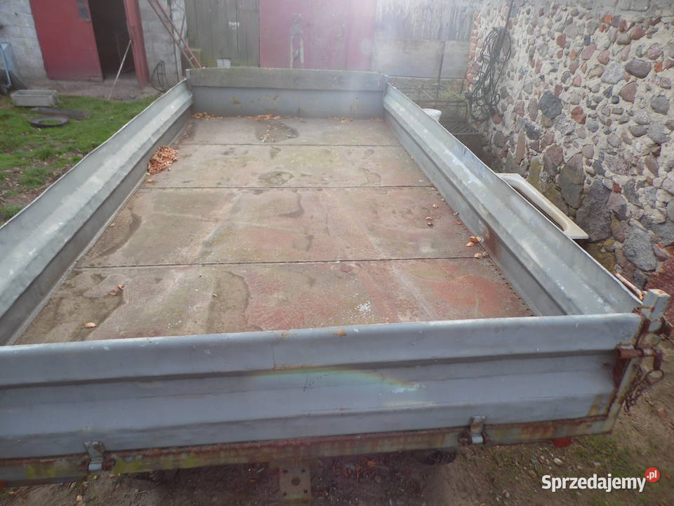 Przyczepa rolnicza sztywna odpinane burty Piekary sprzedam