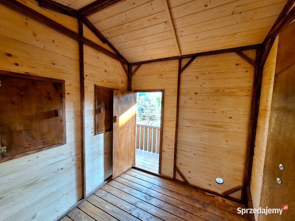 Domek Orle Gniazdo ogromny drewniany domek SUPER Mietel