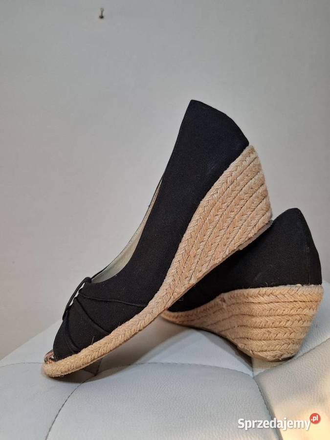 Espadryle 39 koturny damskie letnie wiosenne kolorowy Sandały i klapki Kraków