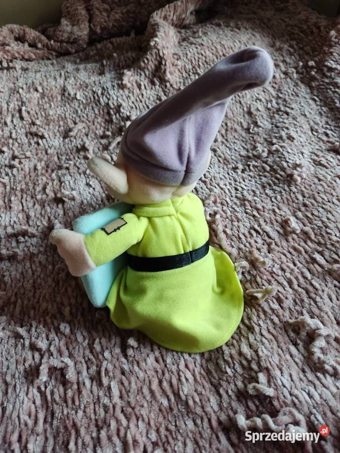 Maskotka pluszowa Gapcio Dopey z kwadratowa Głuchołazy sprzedam