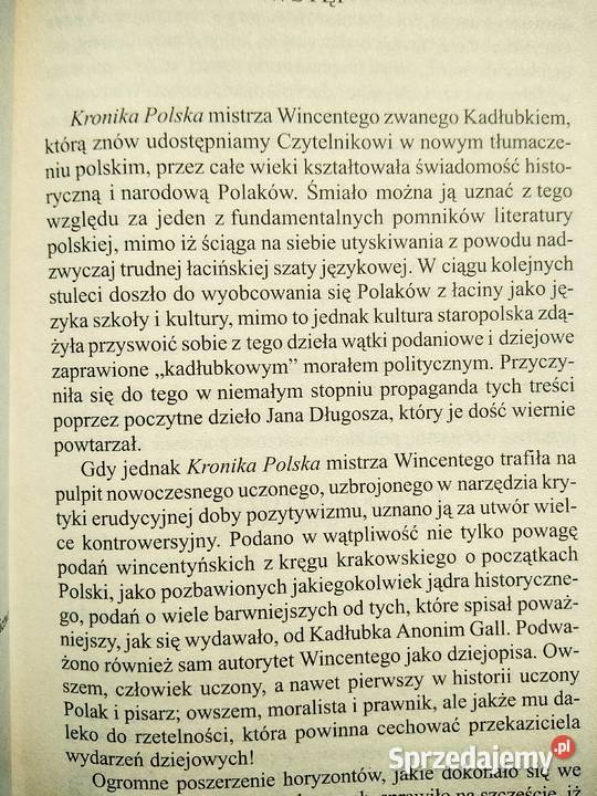 Kasłubek Kronika polska książka kolekcja