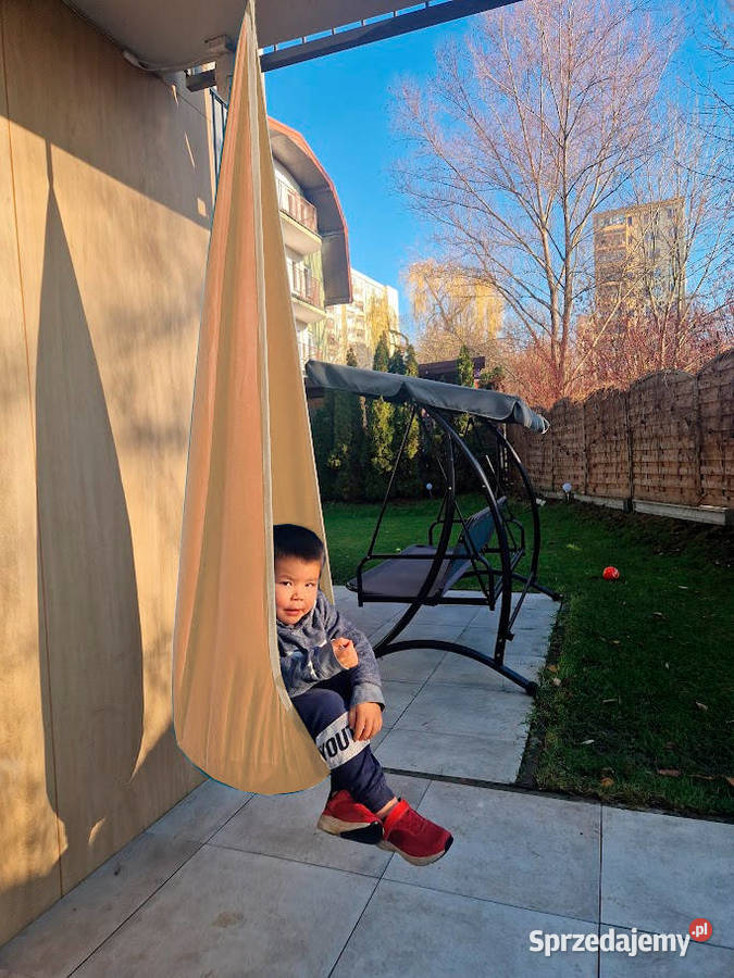 huśtawka kokon ogrodowa beżowy Kraków
