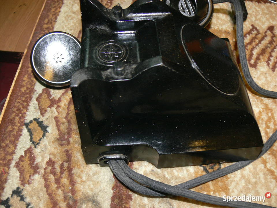 Stary Polski Bakelitowy telefon RWT lata 4050 na Antyki łódzkie Tomaszów Mazowiecki