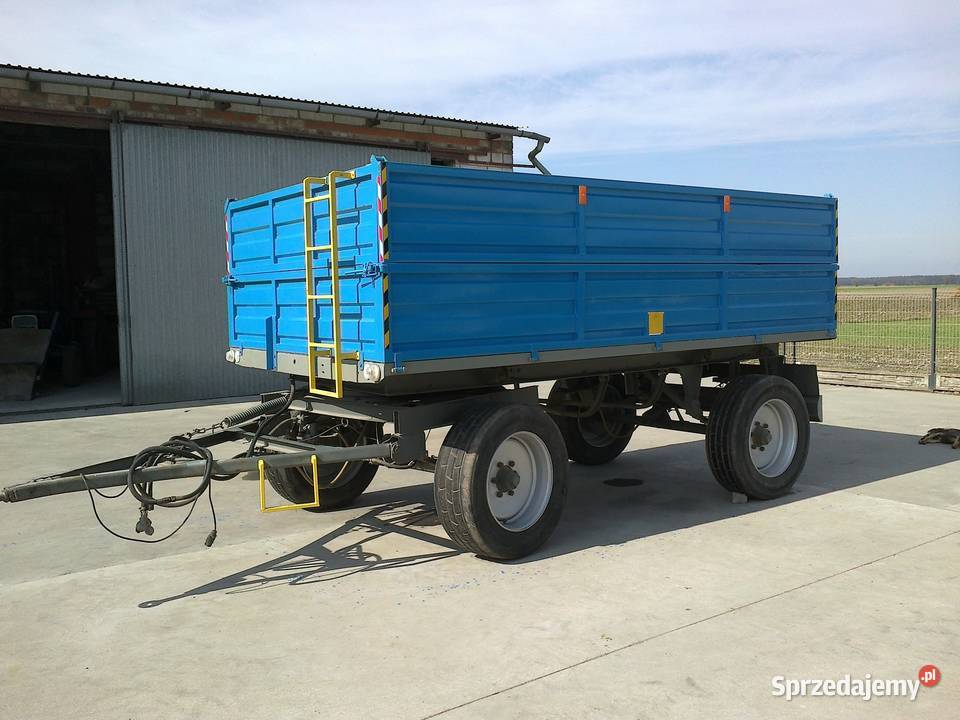 2 Przyczepy AUTOSAN wywrotka Maszyny rolnicze Pogorzela