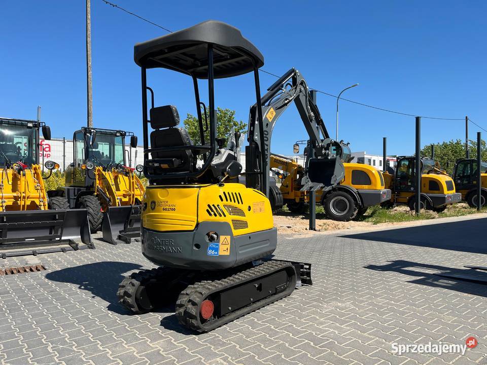 Koparka GG1700 KUBOTA joysticki Gunter Grossmann Koparki Lidzbark