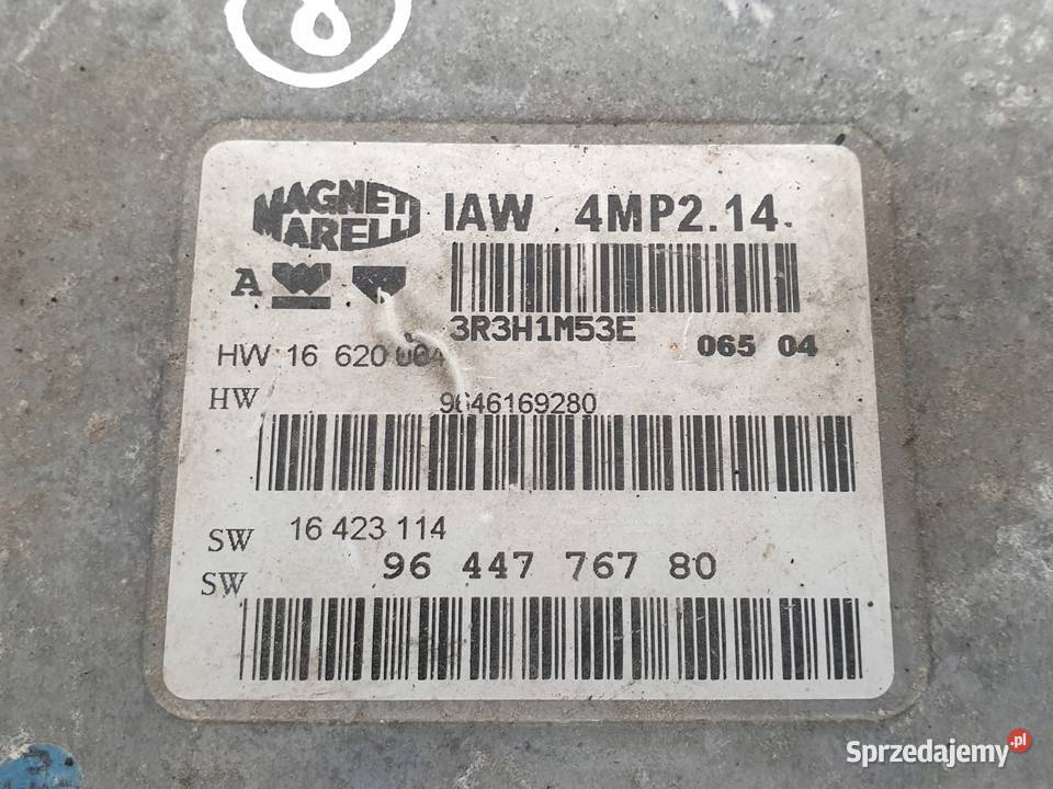 Peugeot 607 22 16V STEROWNIK SILNIKA 9644776780 osobowe lubelskie Chełm