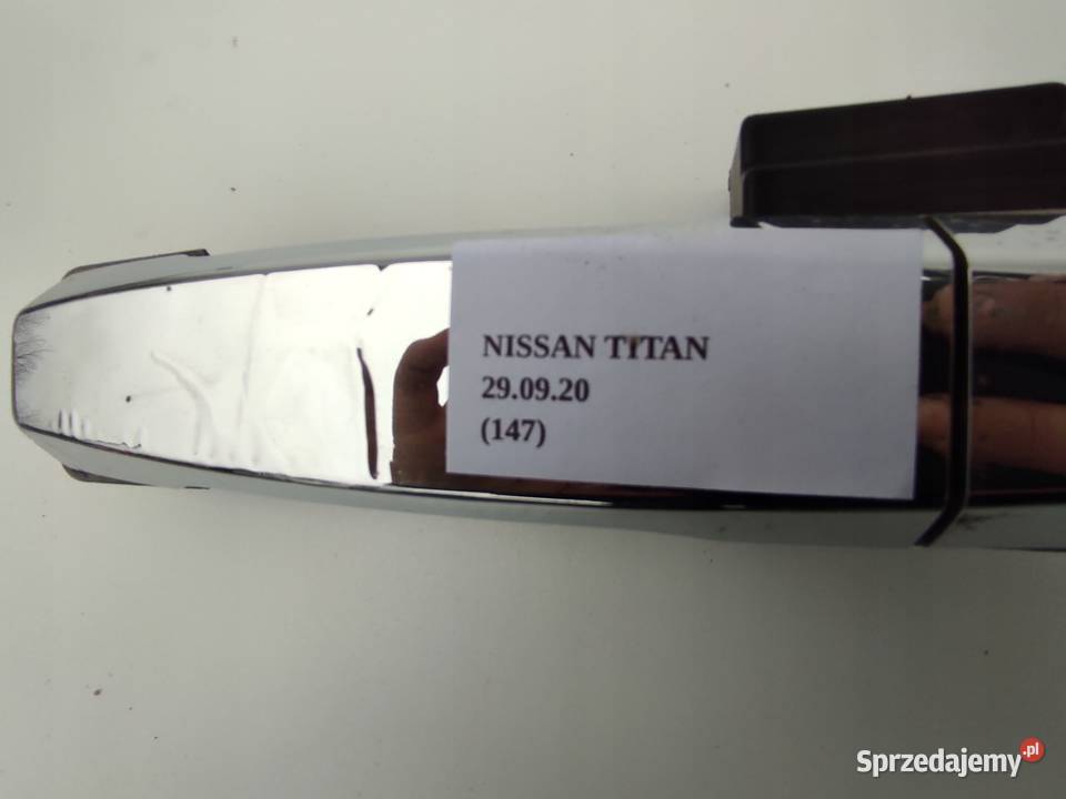KLAMKA ZEWNĘTRZNA PRAWA CHROM NISSAN TITAN 0315 Nowy Tomyśl