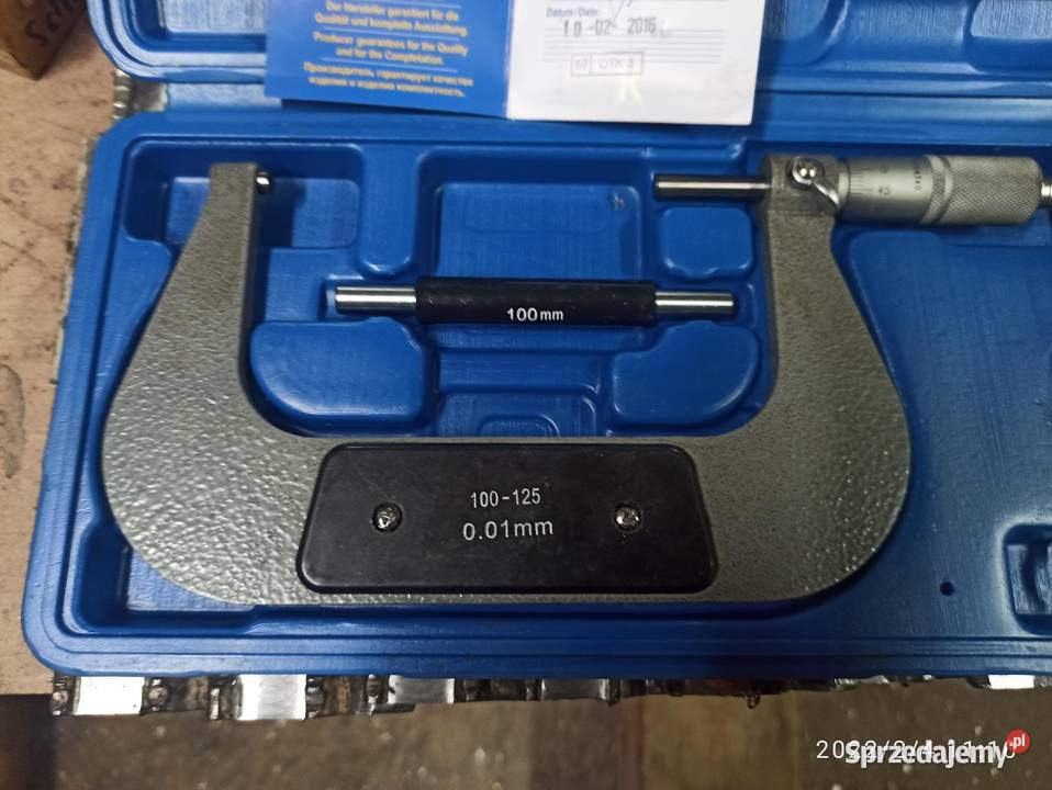średnicomierz warsztatowy KMITEX CZ 100125 mm lubuskie Kłodawa