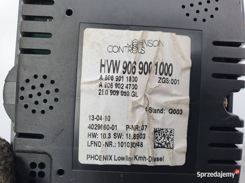 LICZNIK ZEGAR VOLKSWAGEN CRAFTER 9069001000 Lipno sprzedam