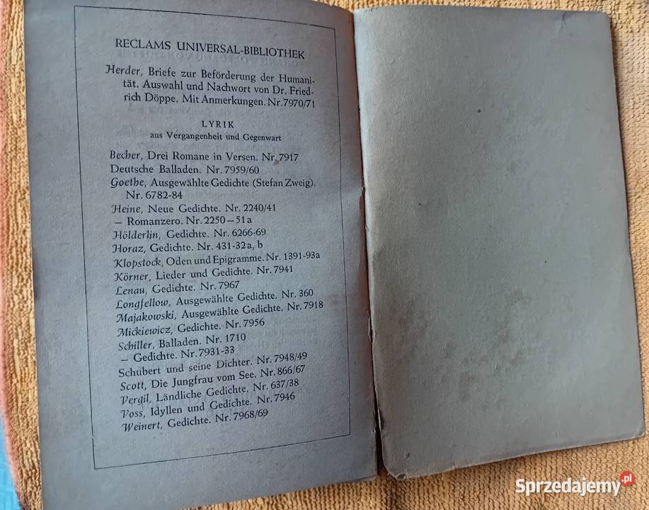 Johann Gottfried Herer Stimmender Voelker in Koźminek