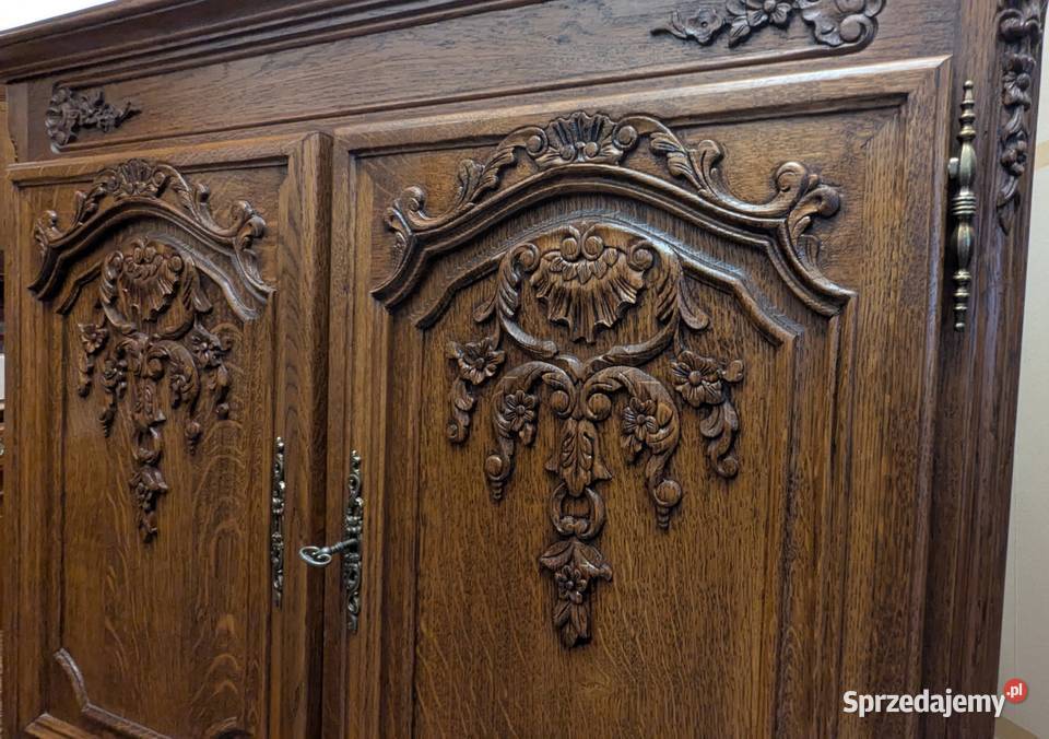 Dębowa komodaszafka ludwikowska sklep Dąbrowa Meble Dąbrowa Górnicza sprzedam