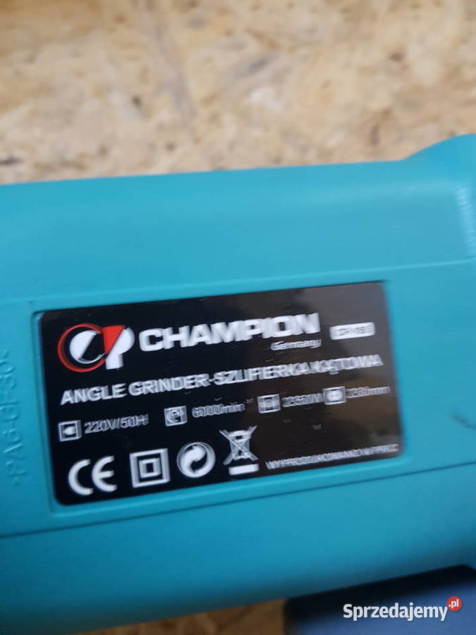 Szlifierka Kątowa CHAMPION CP105 230MM 2350 Wat wielkopolskie Głogowa