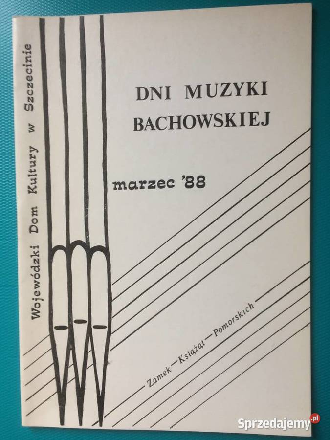3407 Dni Muzyki Bachowskiej 1988 zachodniopomorskie