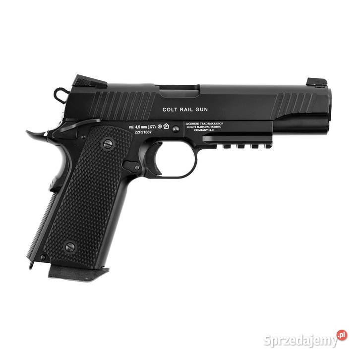 Pistolet wiatrówka Colt M45 CQBP czarny 45 mm BB mazowieckie Warszawa sprzedam
