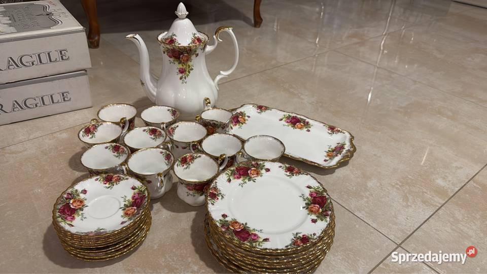 Porcelanowy zestaw Royal Albert Gorlice