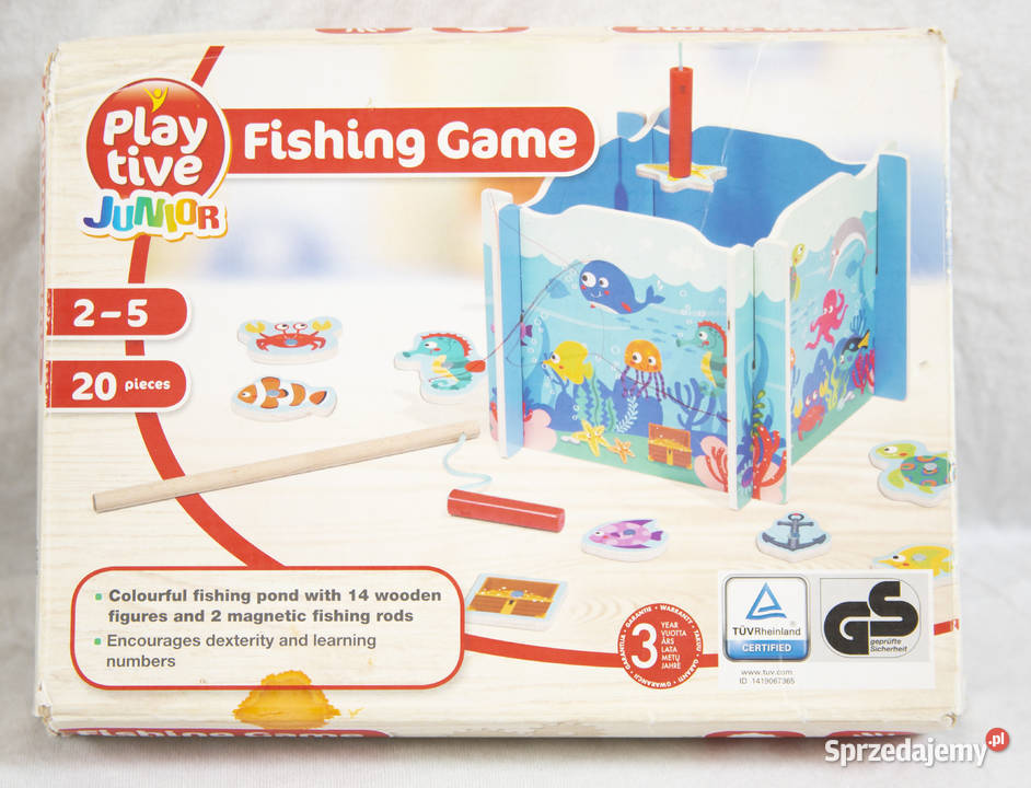 Gra drewniana PLAYTIVE Fishing Game Gdańsk sprzedam