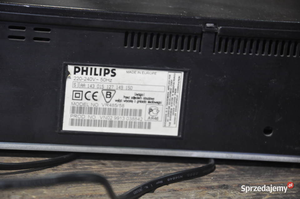 Magnetowid Philips VR 485 VIDEO VHS Pilot Zestaw Rzeszów sprzedam