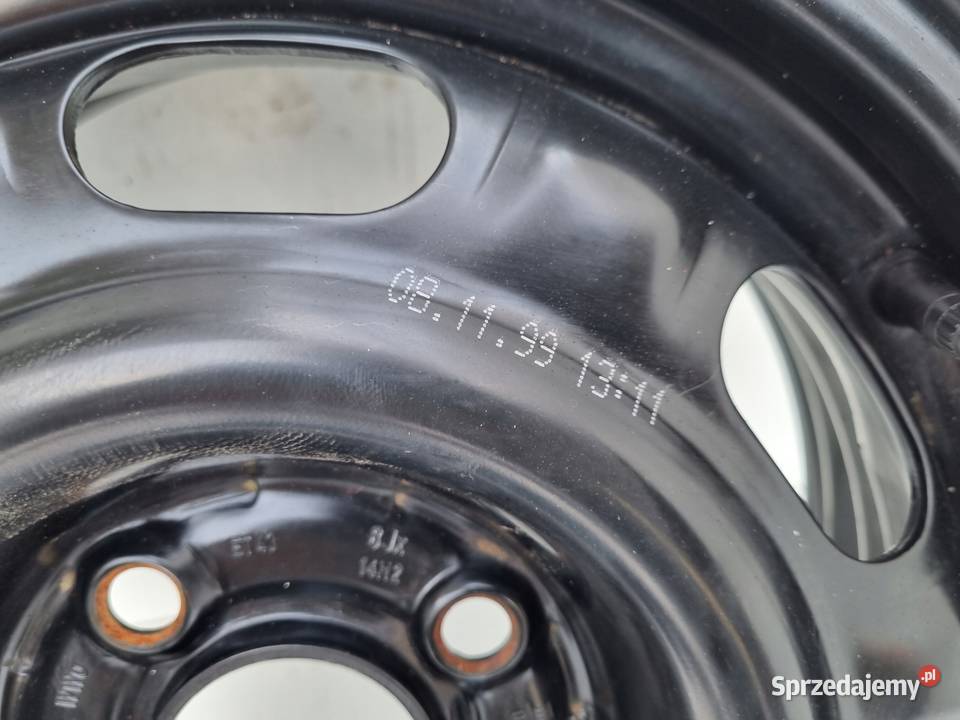VW Polo III Lupo KOŁO ZAPASOWE Zapas felga 18555 stalowe Janów