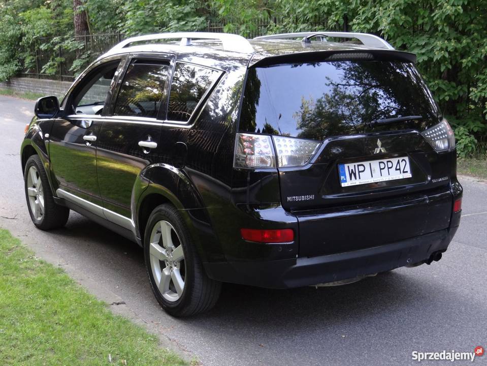 Mitsubishi Outlander serwisowany w ASO elektryczne lusterka Konstancin-Jeziorna