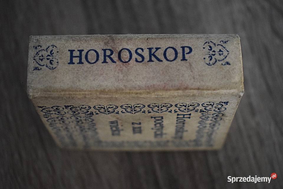 Horoskop poetycki z XIX wieku miniatura kujawsko-pomorskie Chełmno