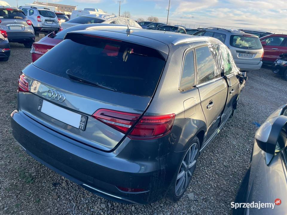 AUDI A3 III Sportback 14 TFSi ETron 150 SLine Rok produkcji 2018 Gdańsk