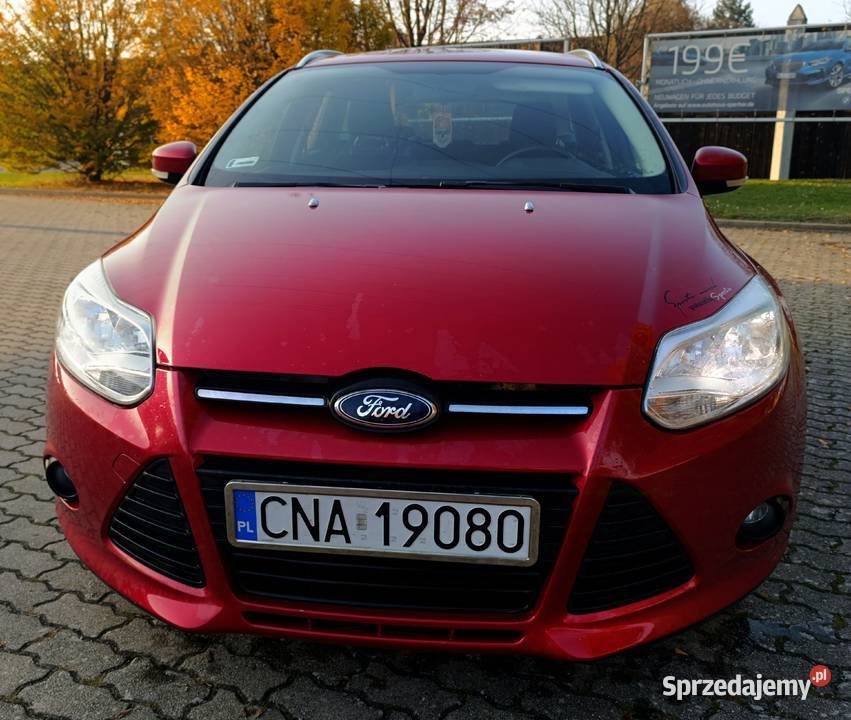 Ford Focus Mk3 16 TDCi 2014r bordowy Mrocza sprzedam