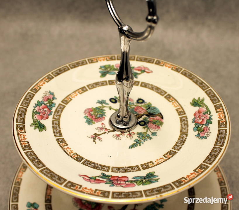 Wedgwood Etażerka II poziomowa ciasto owoce beżowy Stargard