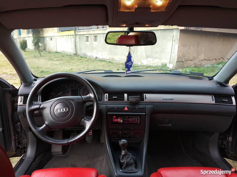 Audi A6 Quattro CZERWONE RECARO RARYTAS gniazdo AUX Nowa Sól