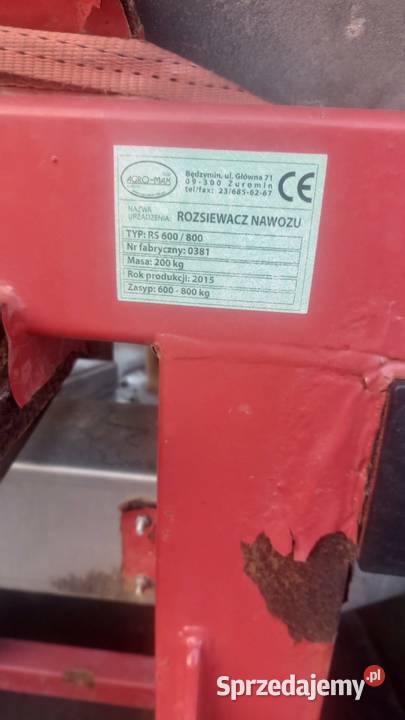 Rozsiewacz nawozów 600 800 l Stara Kornica