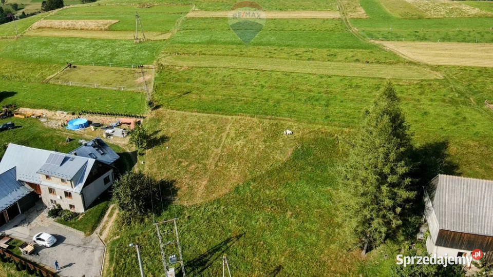 DZIAŁKA W RZEPISKACH Z WIDOKIEM NA TATRY małopolskie Rzepiska
